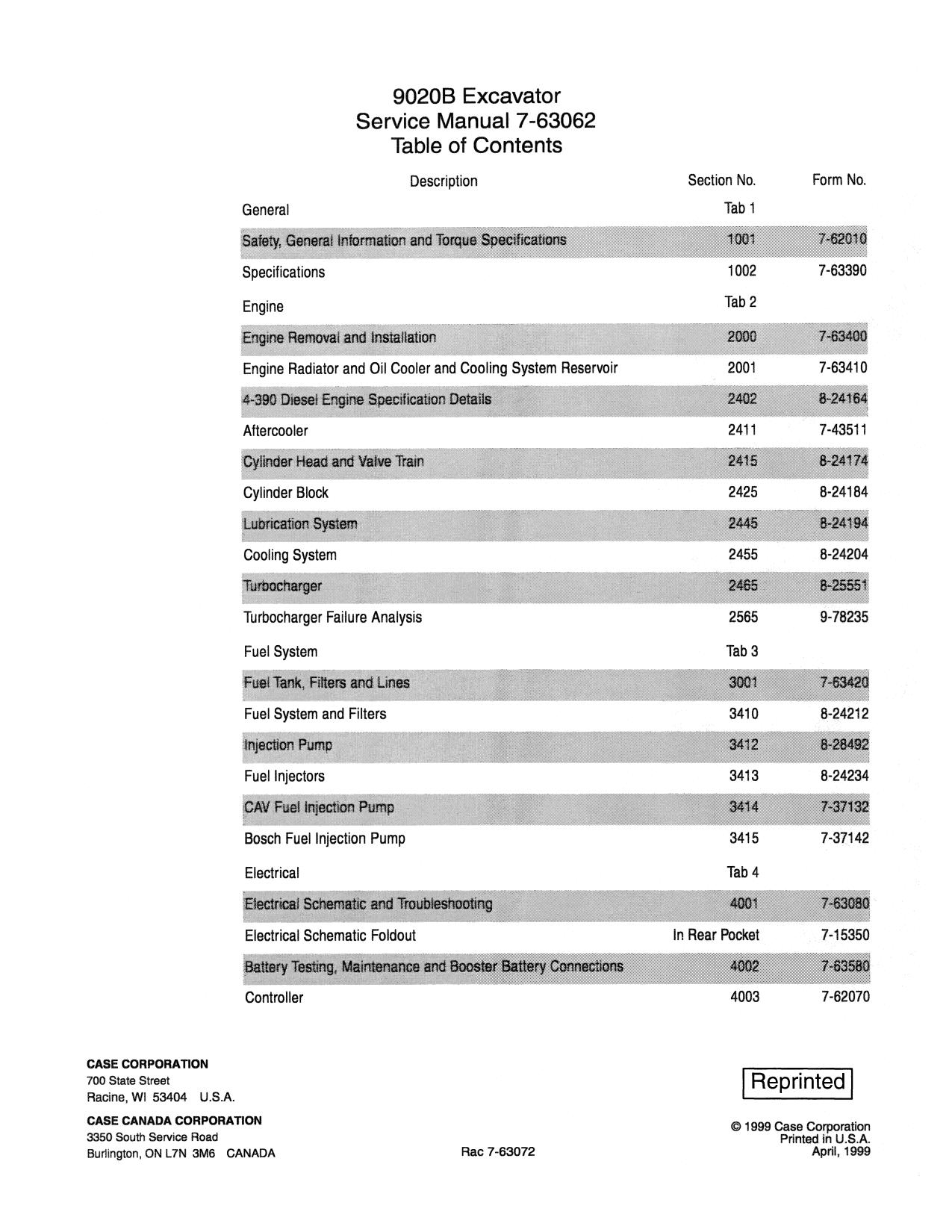 9020B Service manual